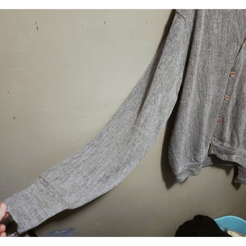 Vintage Gray Gannon Golf Club Grandpa Cardigan Sweater acrylic XL T USA preppy - Picture 3 of 9